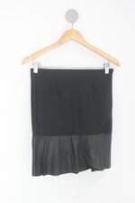 Saia gregory feminina preta com Peplum