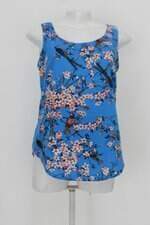 blusa Regata opcao feminina azul estampada