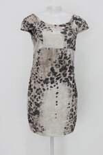 Vestido parado no ar feminino estampado