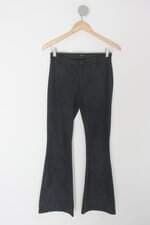 Calça de tecido canal feminina cinza