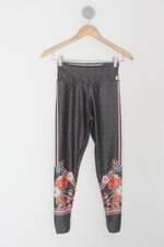 Calça Legging feminina cinza estampada