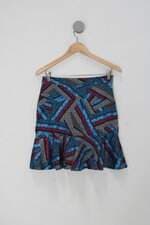 Saia feminina estampada com Peplum