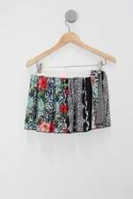 Saída de praia feminina estampada