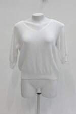 Blusa de Tricot bianca malhas feminina branca
