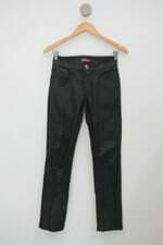 Calça de sarja di collani feminina preta