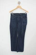 Calça de tecido m.officer feminina azul