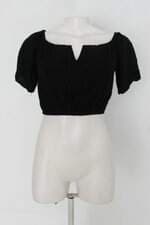 Cropped feminino preto