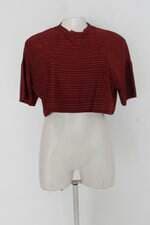 Blusa iodice feminina vermelha listrada