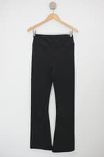 Calça de tecido feminina preta 