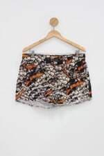 Saia de sarja riachuelo feminina estampada