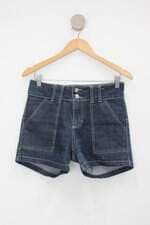 Shorts chifon feminino azul