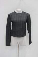 Blusa la qualite feminina preta estampada