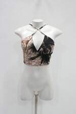 cropped tld feminino estampado