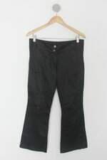 Calça de tecido planchet feminina preta