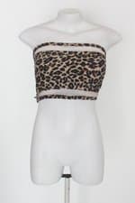 Top feminino animal print 