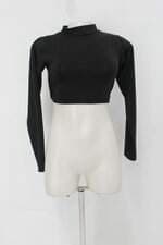 cropped feminina preta