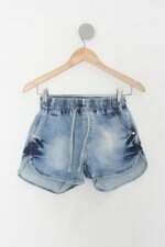 Shorts jeans mil & car feminino azul 
