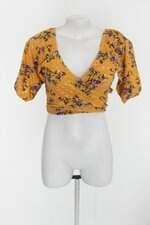 Cropped feminino estampado 