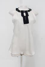 Blusa all jarreau feminina branco com Aplique