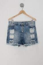 Shorts feminina azul