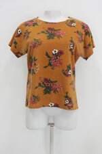 Blusa básica c&a feminina caramelo floral 