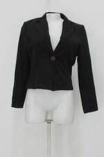 Blazer feminino preto com Forro