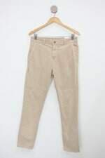 Calça de sarja dzarm masculina bege