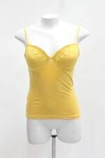 Blusa coz coz feminina amarela com Bojo