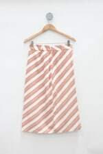 Saia unique chic feminino listrado