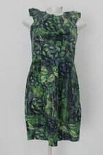 Vestido mercatto feminino estampado com Franzido