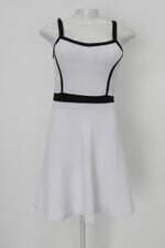 Vestido feminino branco com Bojo e Nervura