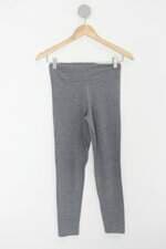 Calça de tecido feminina cinza