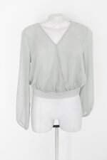 Blusa renner feminina verde com Transparência