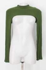 cropped coqueta feminino verde