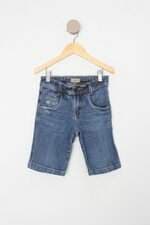 Bermuda jeans Infantil kuka maluca azul
