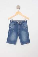 Bermuda jeans Infantil azul