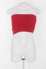 Top em tricot feminino vermelho