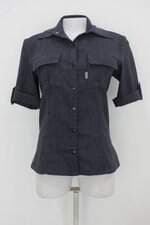 Camisa souash feminina azul