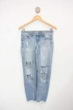 Calça Slim forever 21 feminina azul
