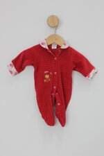 Macacão Infantil bloomy's baby vermelho com Bordado
