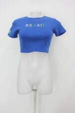 Blusa feminina azul com Bordado