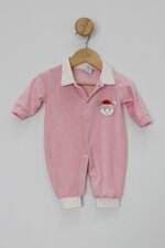 Macacão Infantil kadic rosa com Patch