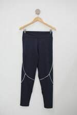 Calça de tecido feminina azul