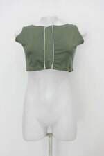 cropped feminino verde