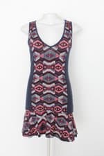 Vestido handbook feminino estampado