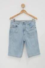 Bermuda jeans bludenim feminina azul