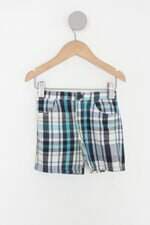 Bermuda Infantil little rebels xadrez 