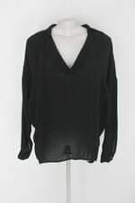 Blusa shoulder feminina preta