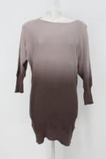 Blusa tricoport feminina marrom com Degradê