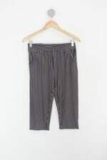 Calça de tecido feminina estampada